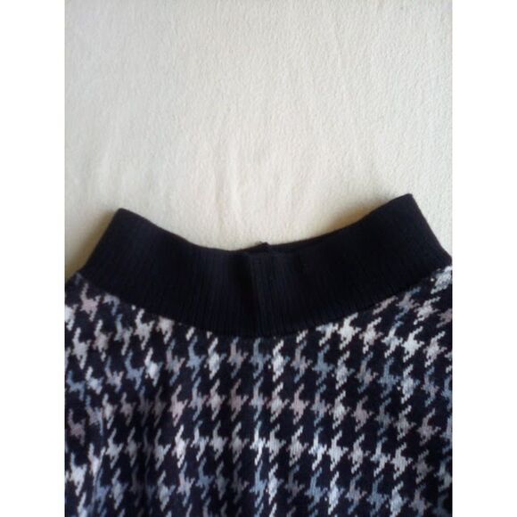 Susan Graver Dress Jacquard Sweater Knit Houndstooth Pattern Neutral Colors XL - Picture 5 of 12